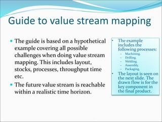 Value Stream Mapping Guide to understanding production | PDF