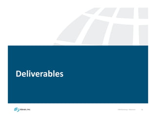 VSM	
  Workshop	
  -­‐ Slideshare 36
Deliverables
 