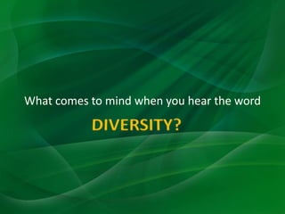 What comes to mind when you hear the word
 