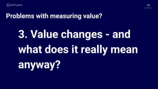 1818
Problems with measuring value?
3. Value changes - and
what does it really mean
anyway?
 