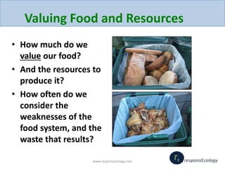 Valuing our food and water resources    steven m. finn - june 2014