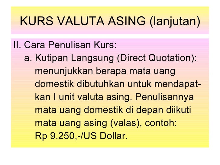 Cara berdagang valuta asing
