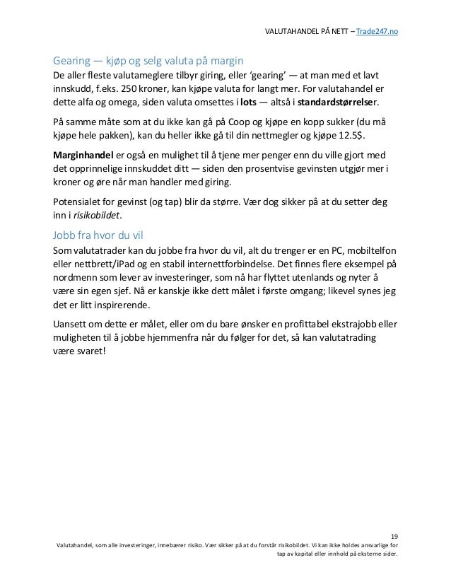 Valutahandel forex