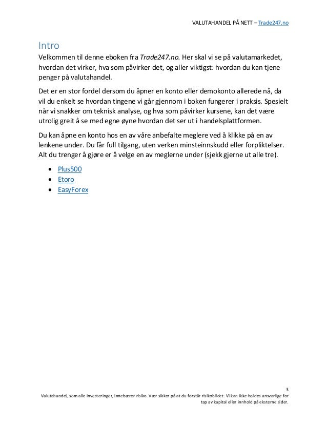 Valutahandel forex