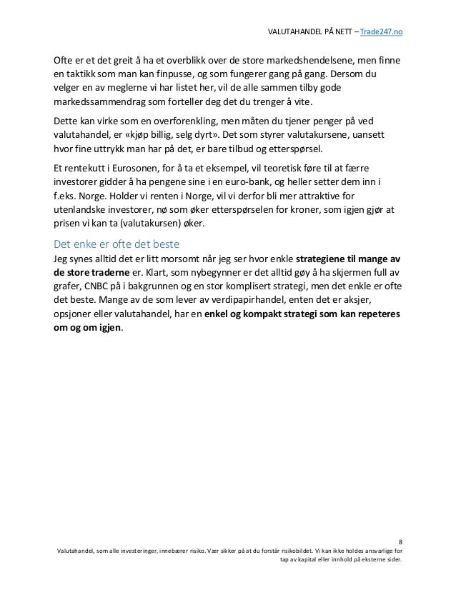 Valutahandel forex