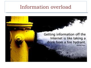 Information overload
 