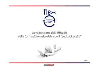 La valutazione dell’efficacia
della formazione aziendale con il feedback a 360°




                                                    Rel_09

                                                      1
 