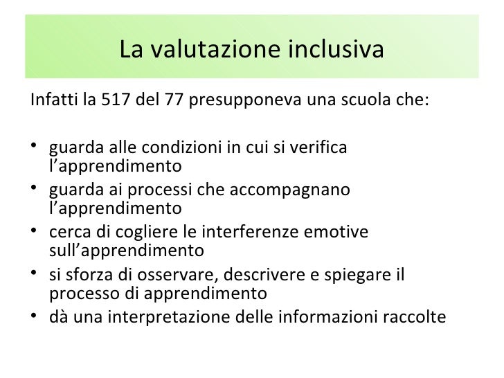 Valutazione Sintesi