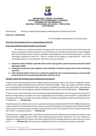 PDF) UNIVERSIDADE FEDERAL DE SERGIPE PROGRAMA DE PÓS-GRADUAÇÃO EM