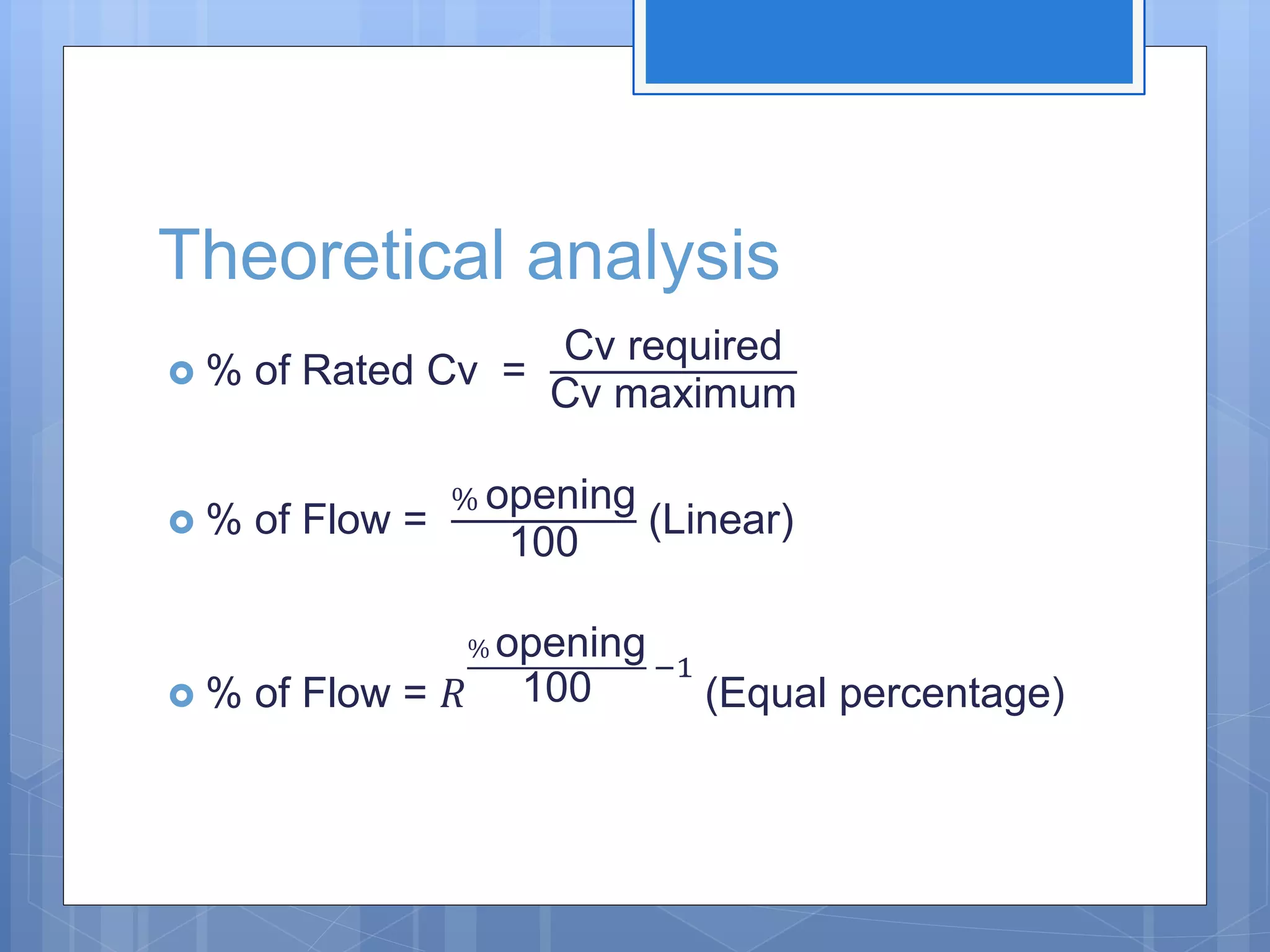 Design and analysis of control valve with a multi stage anti cavitation ...