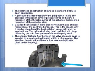 Design and analysis of control valve with a multi stage anti cavitation ...