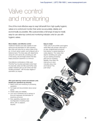 Valves and Automation for Hygienic Use PDF