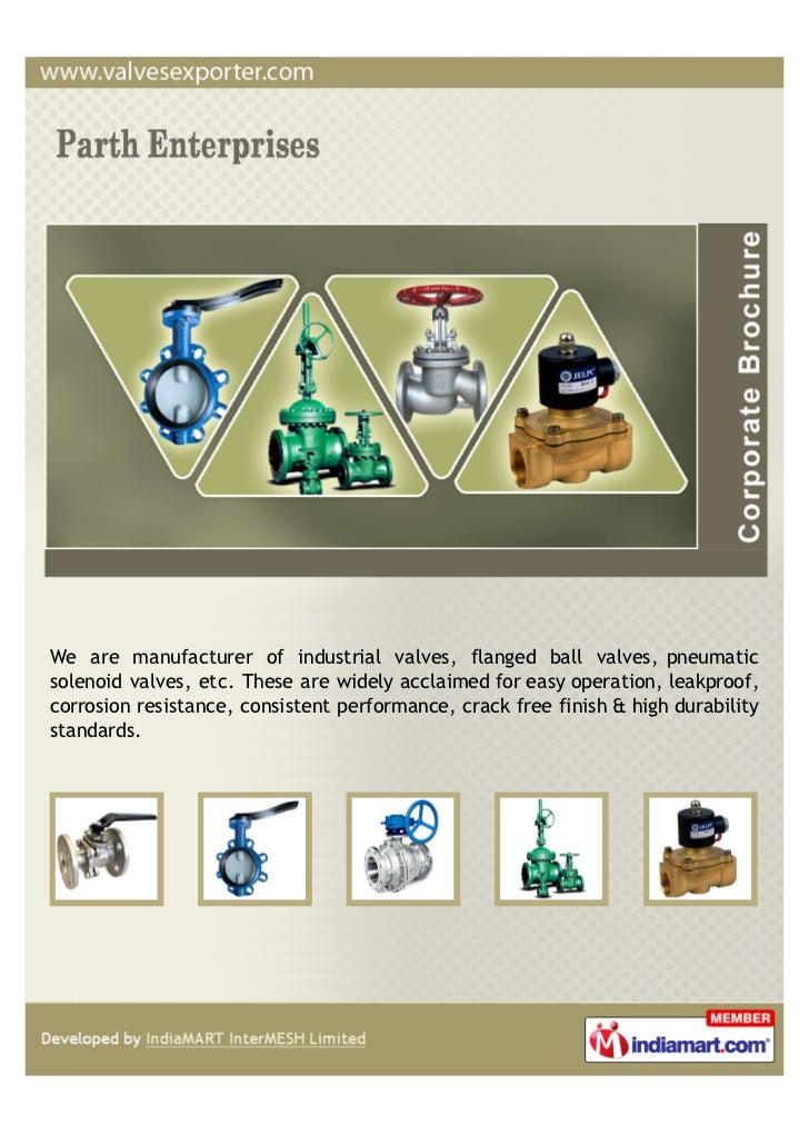 Parth Enterprises, Pune, Steel Ball Valves