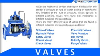 Industrial Valves presentation | PPTX