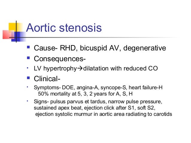 Valvular heart disease