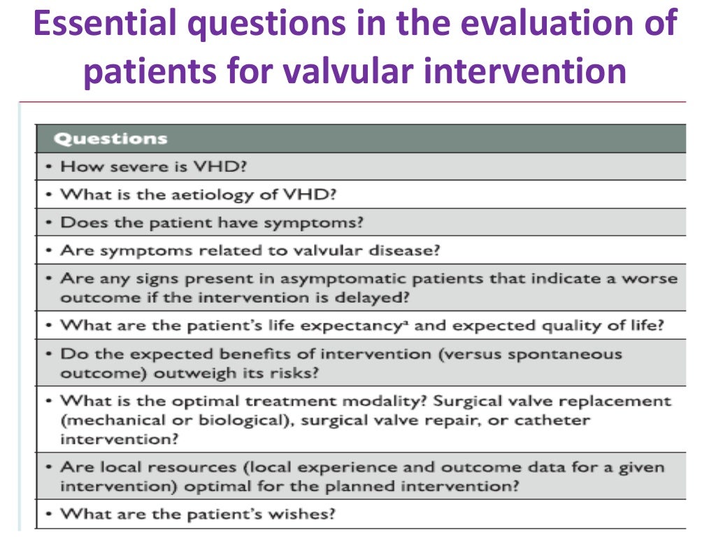 Valvular heart disease for post graduates