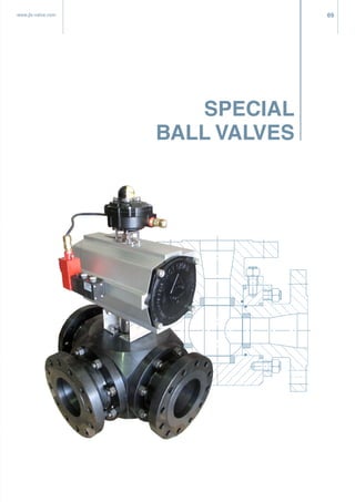 69www.jlx-valve.com
SPECIAL
BALL VALVES
 