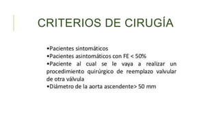 CRITERIOS DE CIRUGÍA
 