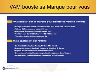 VAM booste sa Marque pour vous
 