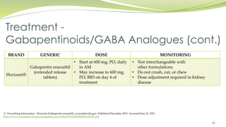 gabapentin enacarbil other names