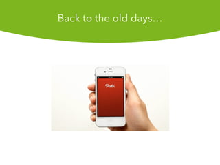 Back to the old days
 