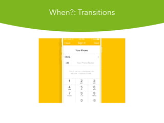 When?: Transitions
 