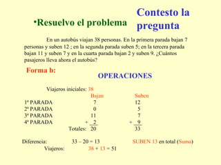 Suben Vamos a resolver 4 | PPT
