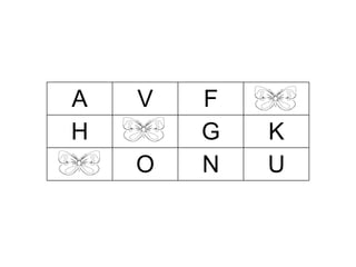 A 
V 
F 
H 
G 
K 
O 
N 
U  