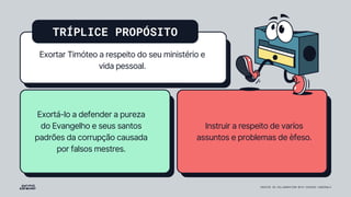 Breve resumo sobre a primeira carta de Paulo Timóteo | PDF