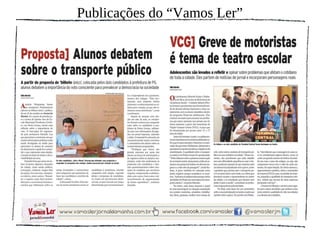 Publicações do “Vamos Ler”
 