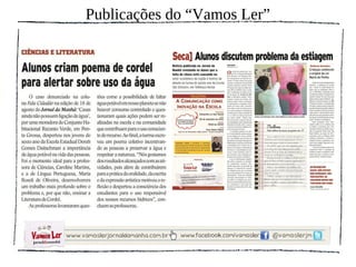 Publicações do “Vamos Ler”
 