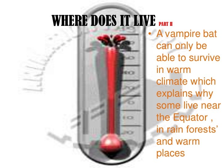 Where do vampire bats live?