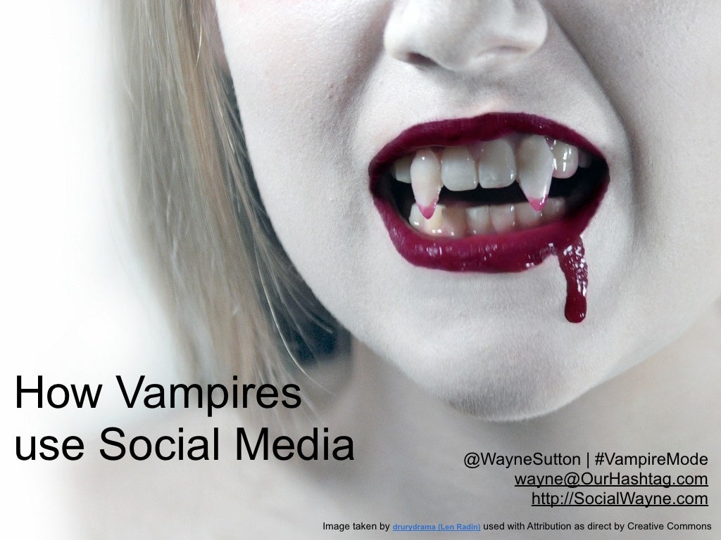 How Vampires use Social Media