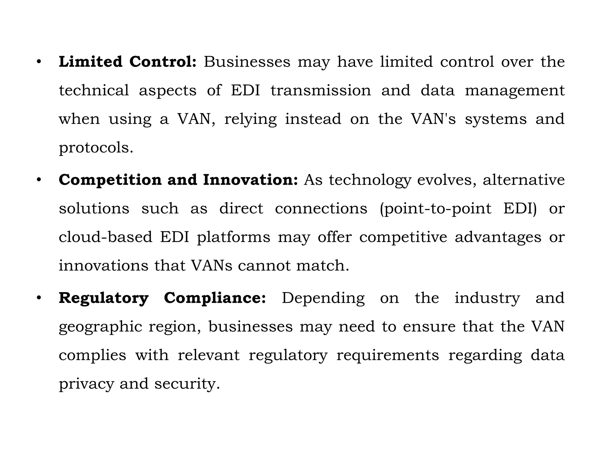 Value Added Network (VAN) - Advantages & Disadvantages.pptx