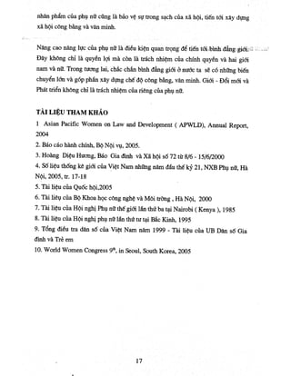 Van De Gioi Va Phat Trien O Vn