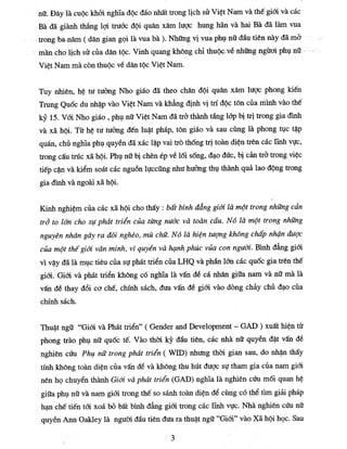 Van De Gioi Va Phat Trien O Vn