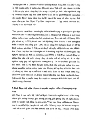 Van De Gioi Va Phat Trien O Vn