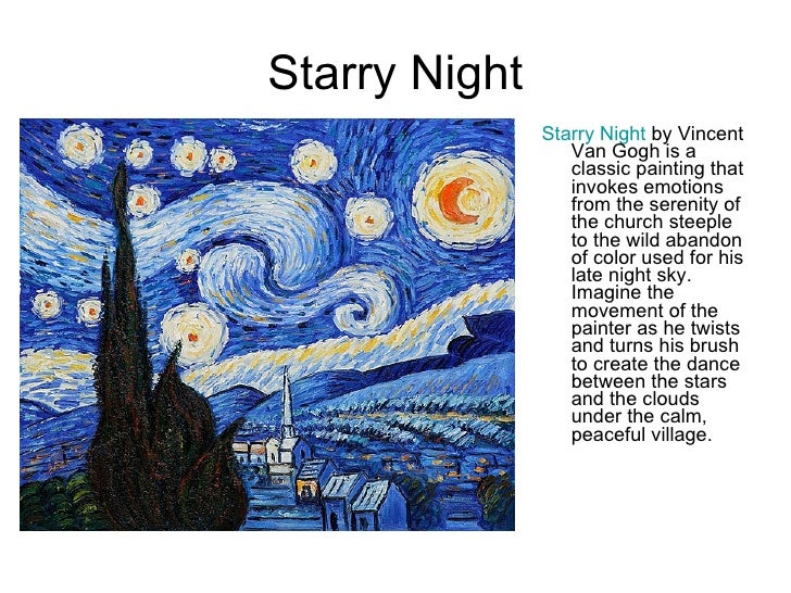 Artist essay example