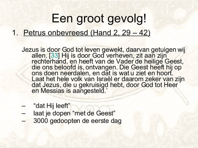 Van Pasen Tot Pinksteren | PPT