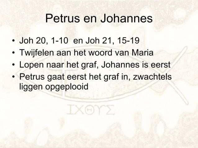 Van Pasen Tot Pinksteren | PPT