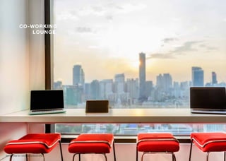 CO-WORKING
LOUNGE
Stock image for indicative purpose only.
 