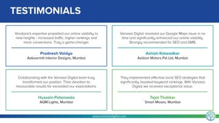 Vanasia digital | AI growth agency pitch deck
