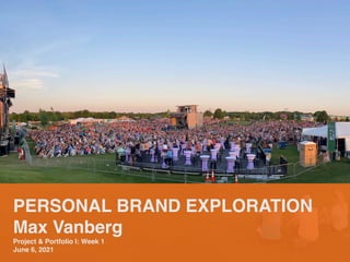 Zullen hoop stof in de ogen gooien Personal Brand Exploration - Max Vanberg