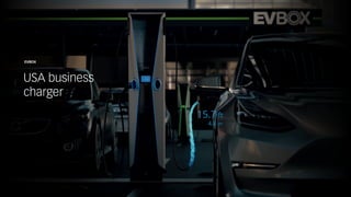 › Brand positioning
› Ergonomic research
› 3D Structural design
› Engineering
› Production support
14
EVBOX
USA business
charger
 