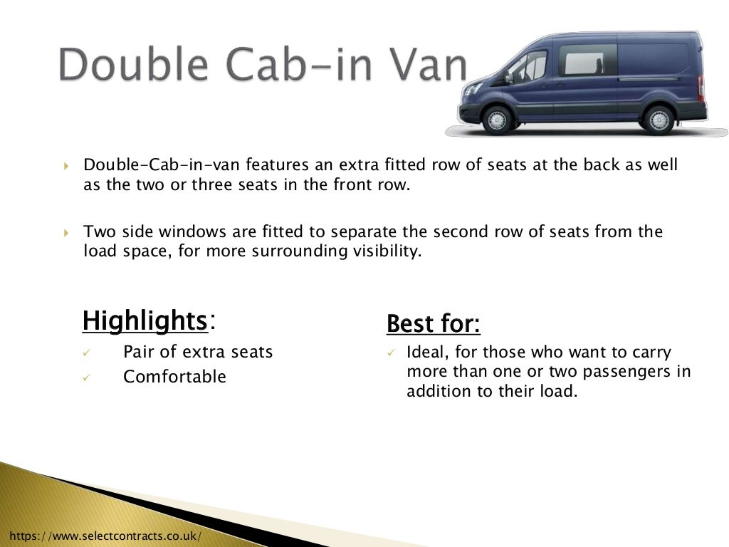 Van Body Styles Guide