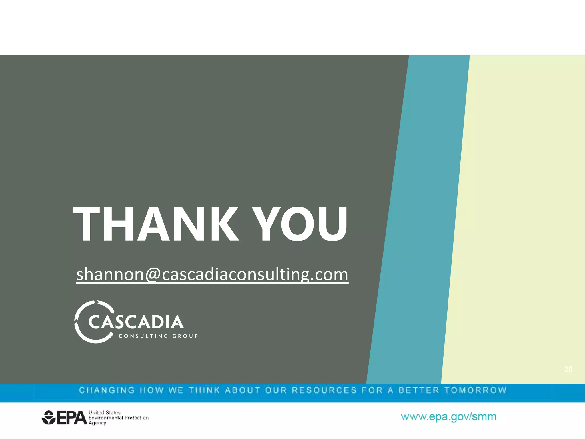 GreenBiz 17 Workshop Slides: "Applying Lifecycle Thinking to Zero Waste Goals"