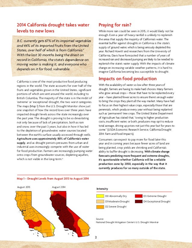 Vancity | Wake up Call: California Drought and BC's Food ...