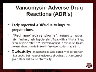 Vancomycin Guideline and Pharmacokinetics 2025 | PPTX