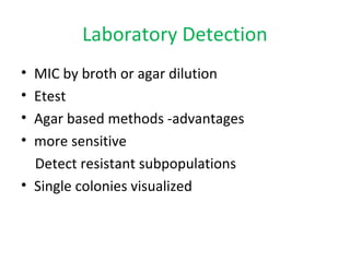 Vancomycin resistance in staphylococci | PPT