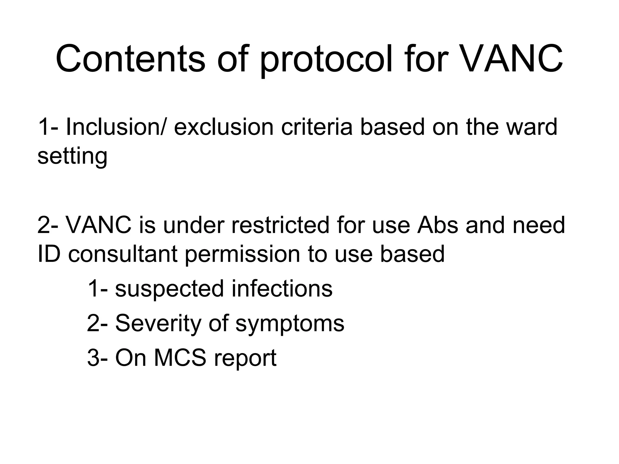 TDM Vancomycin pdf | PPT